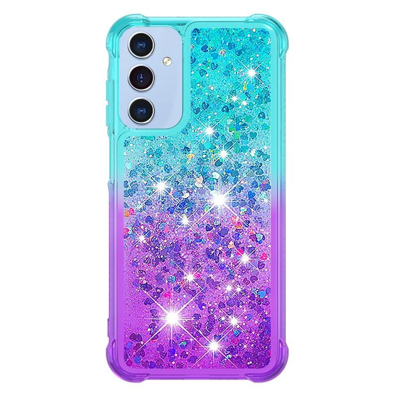 For Samsung Galaxy A17 Case A 17 5G SM-A176B Cover Glitter Quicksand Dynamic Liquid Case For Funda Samsung A17 Phone Cover Coque
