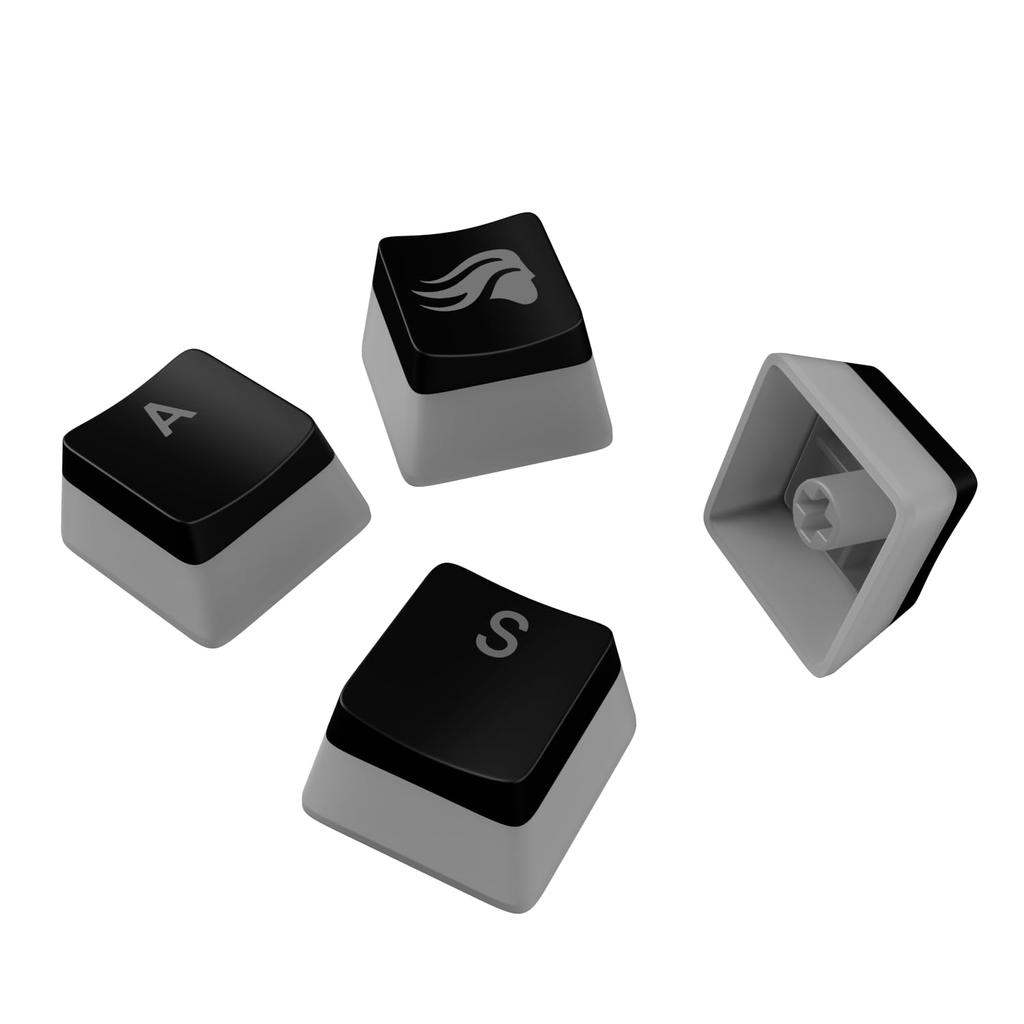 Glorious Aura V3 Keycaps Black US Retail KB0854 - - GLO-KB-ACC-KC-GPBT-AURA-BLK-US