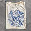 Butterfly Botanical T-Shirt, Floral Insect Graphic Tee, Nature Lovers Shirt, Cottagecore Aesthetic Top, Comfort Colors Shirt