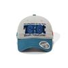 Mingzai peggygou baseball cap, holiday style retro street color matching curved brim hat cap