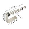 Wall Mount Paper Towel Holder Stainless Steel Damping Paper Towel Holder Metal Paper Towel Holder Under Cabinet Paper Towel Bar