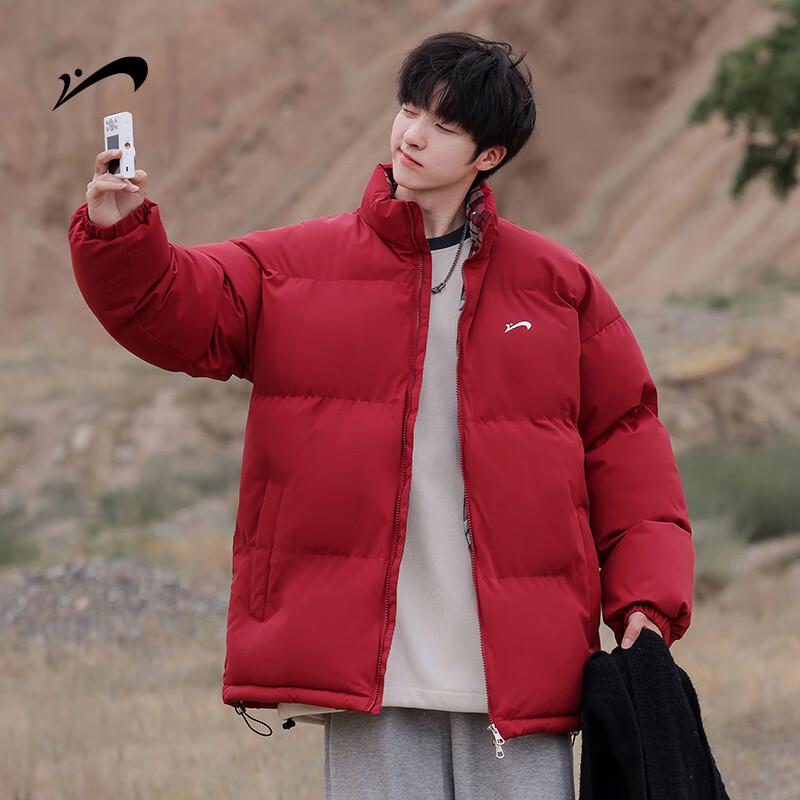 Guirenniao Men's Autumn/Winter Stand Collar Padded Jacket