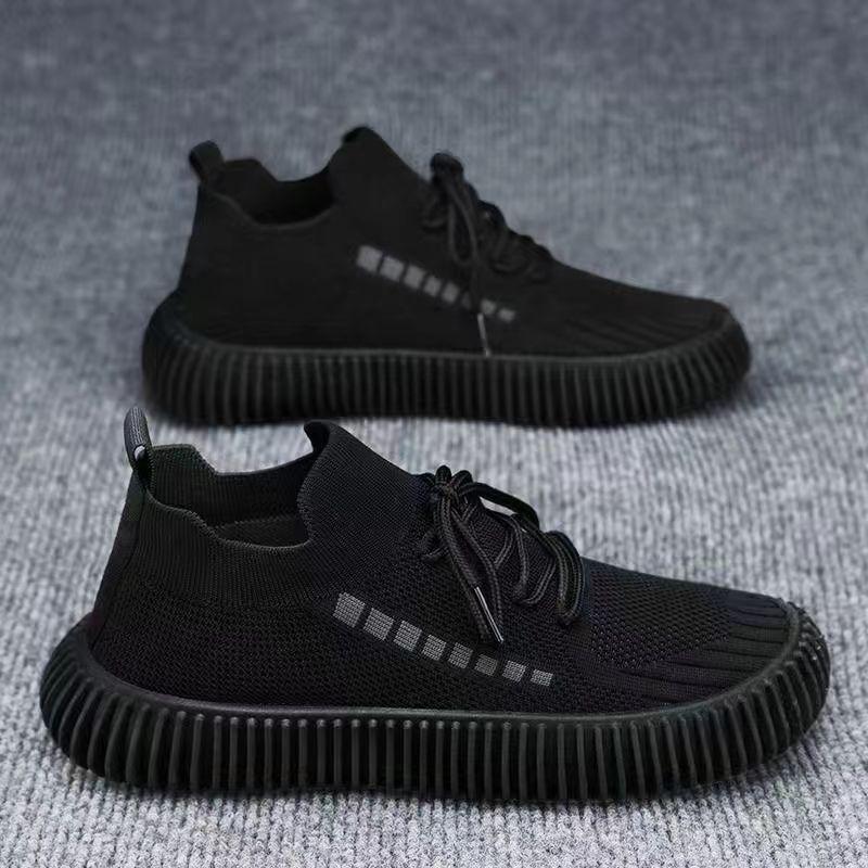 Buty siatkowe męskie letnie buty sportowe siatkowe oddychające miękka podeszwa ultralekkie buty codzienne płaskie buty do biegania