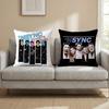 Pop Nsync Kissenbezug Kissenbezug Set 4 Stück 50X50 45X45 40X40 Kissenhülle Dekorativ Sofa Heimdeko