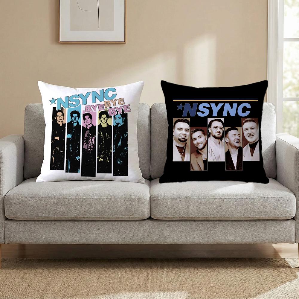 Pop Nsync Kissenbezug Kissenbezug Set 4 Stück 50X50 45X45 40X40 Kissenhülle Dekorativ Sofa Heimdeko