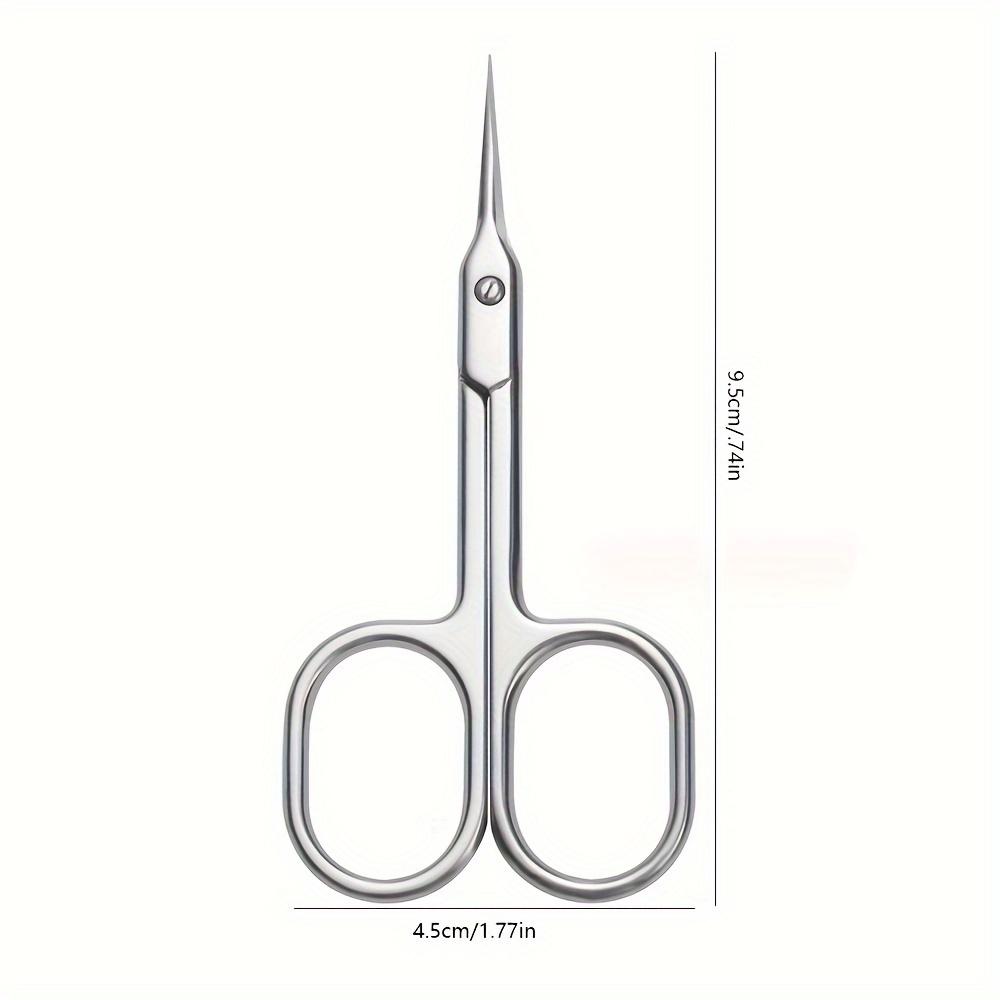 A Stainless Steel Dead Skin Scissors, Suitable For Removing Dead Skin, Trimming Eyebrows, False Eyelashes, And Nail Care Tools For Makeup.