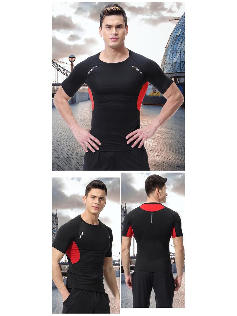 Men's Plus Size Quick-Dry T-Shirt: 5X-6X Short Sleeve Sportswear for Summer
