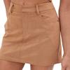 I Saw It First Womens/Ladies Skirta Faux Suede Fitted Mini Skirt