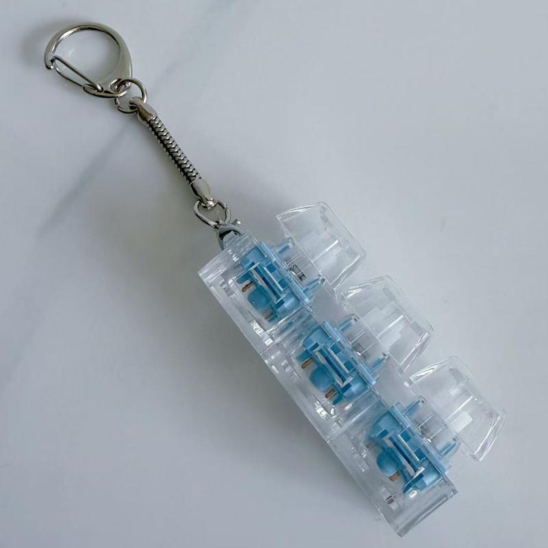 1/2/3/4/9 Tasten Tastatur Spielzeug Tastenkappe Schlüsselanhänger Stressabbau Fingerspitzen Gadget Dekompression Spielzeug Klicker Spielzeug