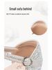 Mädchen Prinzessin Kristallschuhe - Frühling/Sommer 2025: Glänzende Leder-High Heels mit weicher Sohle für Kleinkinder
