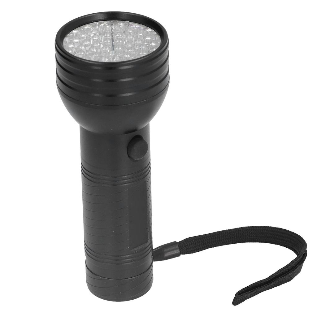UV Flashlight 51 LED 395nm Waterproof Large Irradiation Range Excellent Performance Fluorescent Detection Supplies