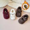 Winter Baby Shoes for Girls, Warm Shoes, Thickened and Padded Casual Shoes, Fashionable New Cotton Shoes, Stylish Thick Cotton Shoes