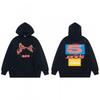 Sp5der Spider Web Foam Print Fleece Hoodie Loose Fit Hip Hop Sweatshirt Men Women