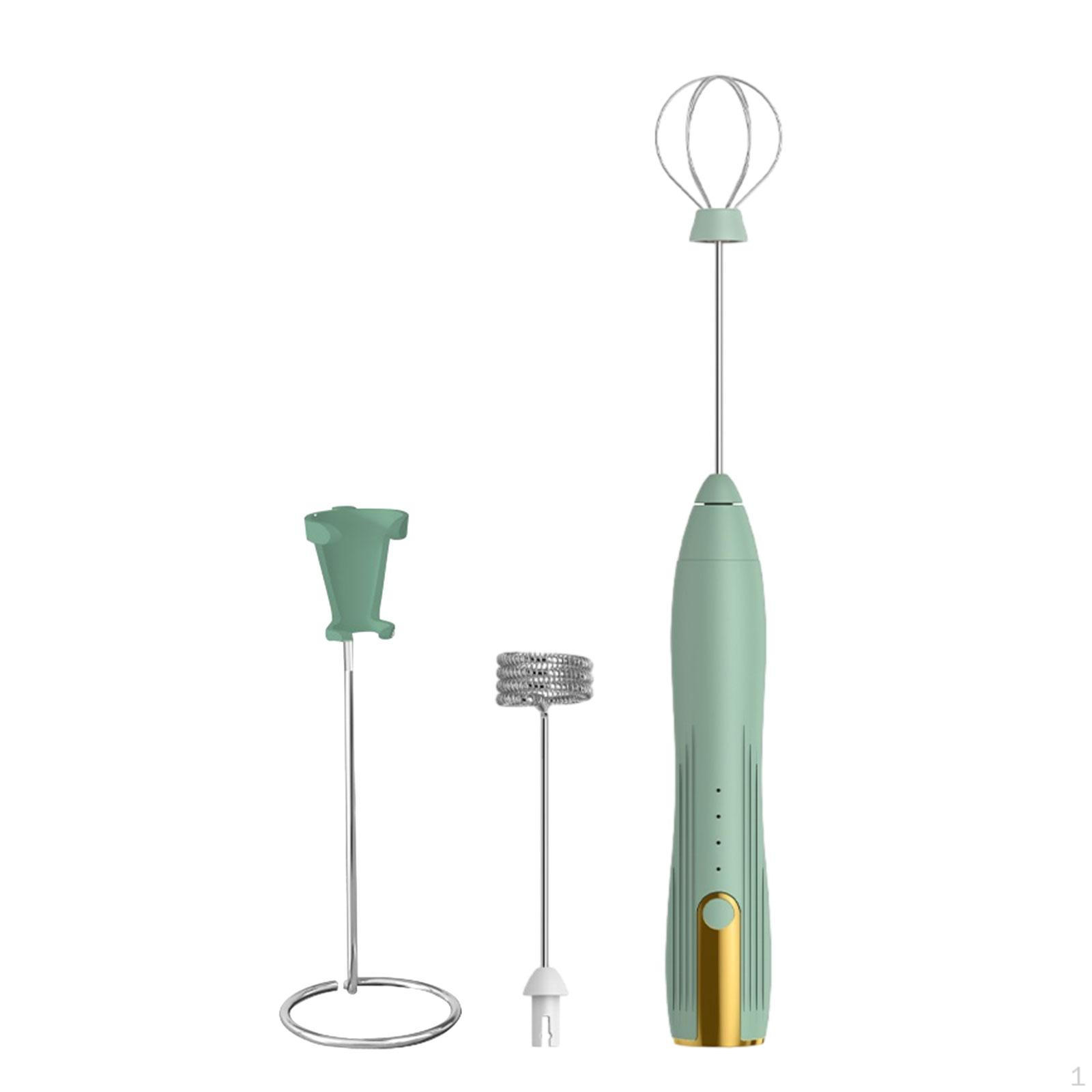 Electric Milk Frother Coffee Mixer Rechargeable Blender, Hand Frother, Stirrer