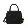 Retro Texture Small Bag Women 2025 New Trend Fashion Casual Love Shoulder Messenger Bag Portable Small Square Bag