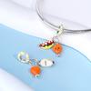 925 Silver Food Series Charms Beads Coffee Cup Bread Cake Ice Cream Pendant Fit Bracelet Necklace Women DIY Fine Gifts