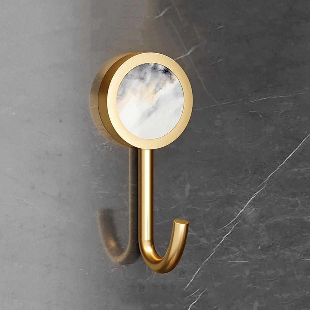 Samolepící dekorační háček pro domácnost Nástěnný věšák z hliníkové slitiny Háček na šaty Držák na klíče Závěsný stojan