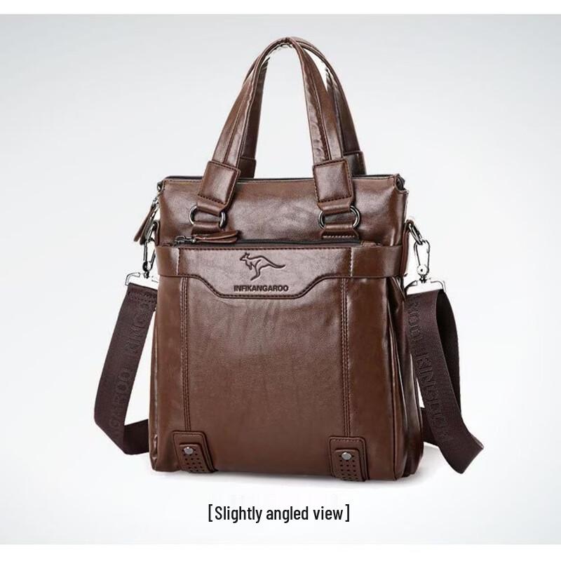 Мужской деловой портфель из ПУ кожи 1