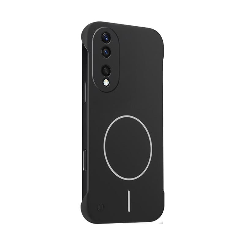Honor 80/80 Pro Magnetic Borderless Frosted Anti-Drop Solid Color Protective Case