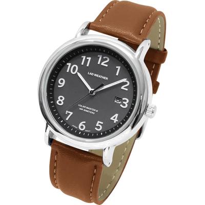Et Montres Solaires qui nécessitent Mouvement Japonais Montres à Aiguilles x Marron [Rad Weather] Montres pour Homme et Femme, pas de piles, Montres, Pas cher, Étanche,