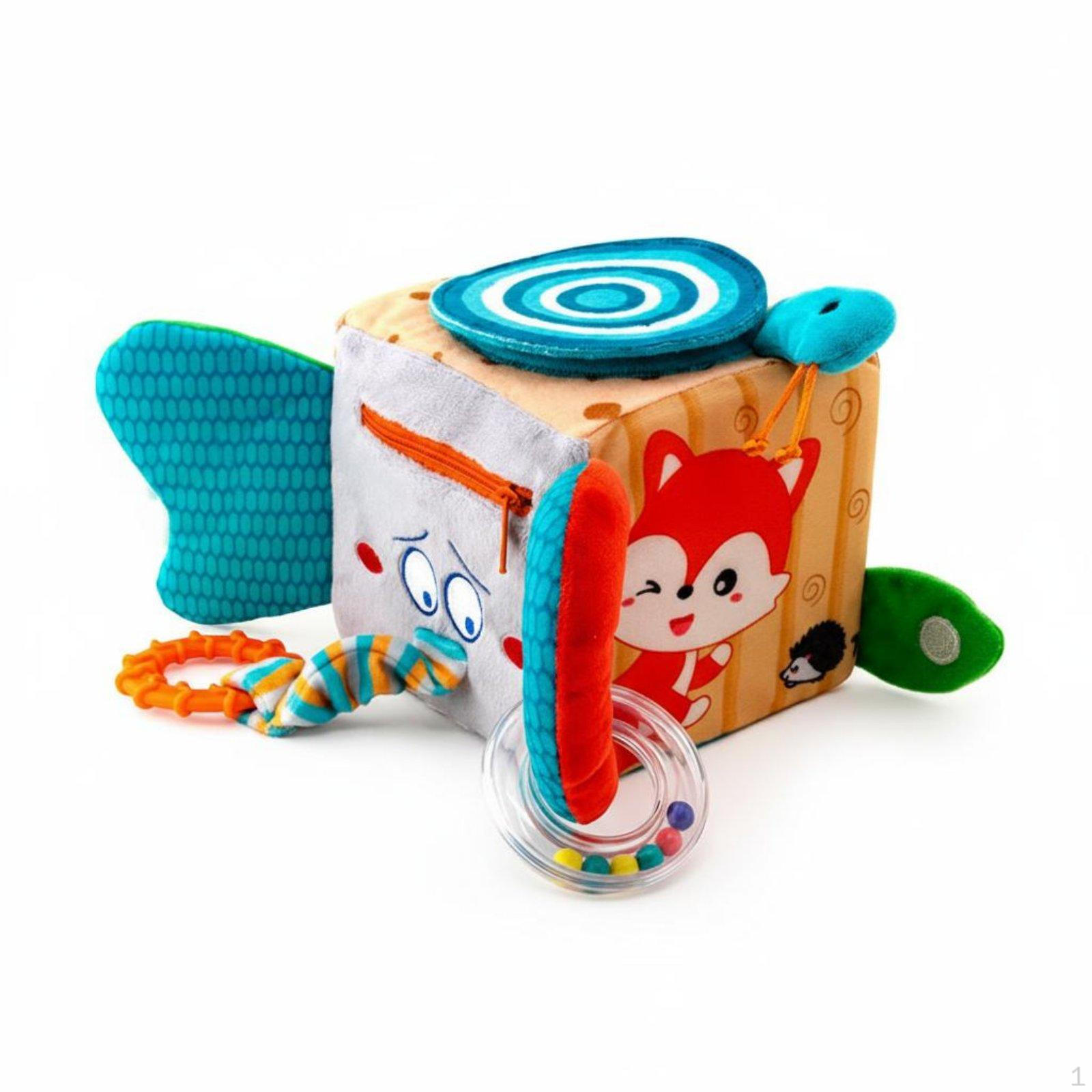 Dressing Skills Toy Early Education Soft Activity Cube Improves HandEye Coordination Cloth Learning