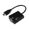 VGA Konverter Adapter mit 3,5mm Audio zu Analog Signal Unterstützung 1080P HD Ausgabe für PC Projektor Monitor