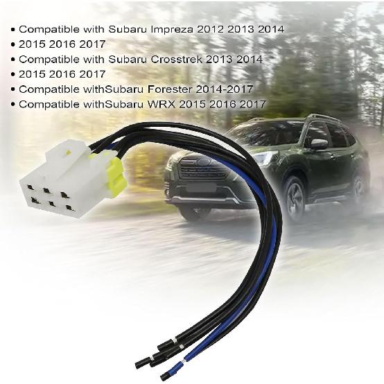 Manual Heater/AC HVAC Control Replacement Wire Pigtail 655-58785 Compatible with Subaru Crosstrek Impreza 2012-2016 72311fj050 72311SG010 72311SG300