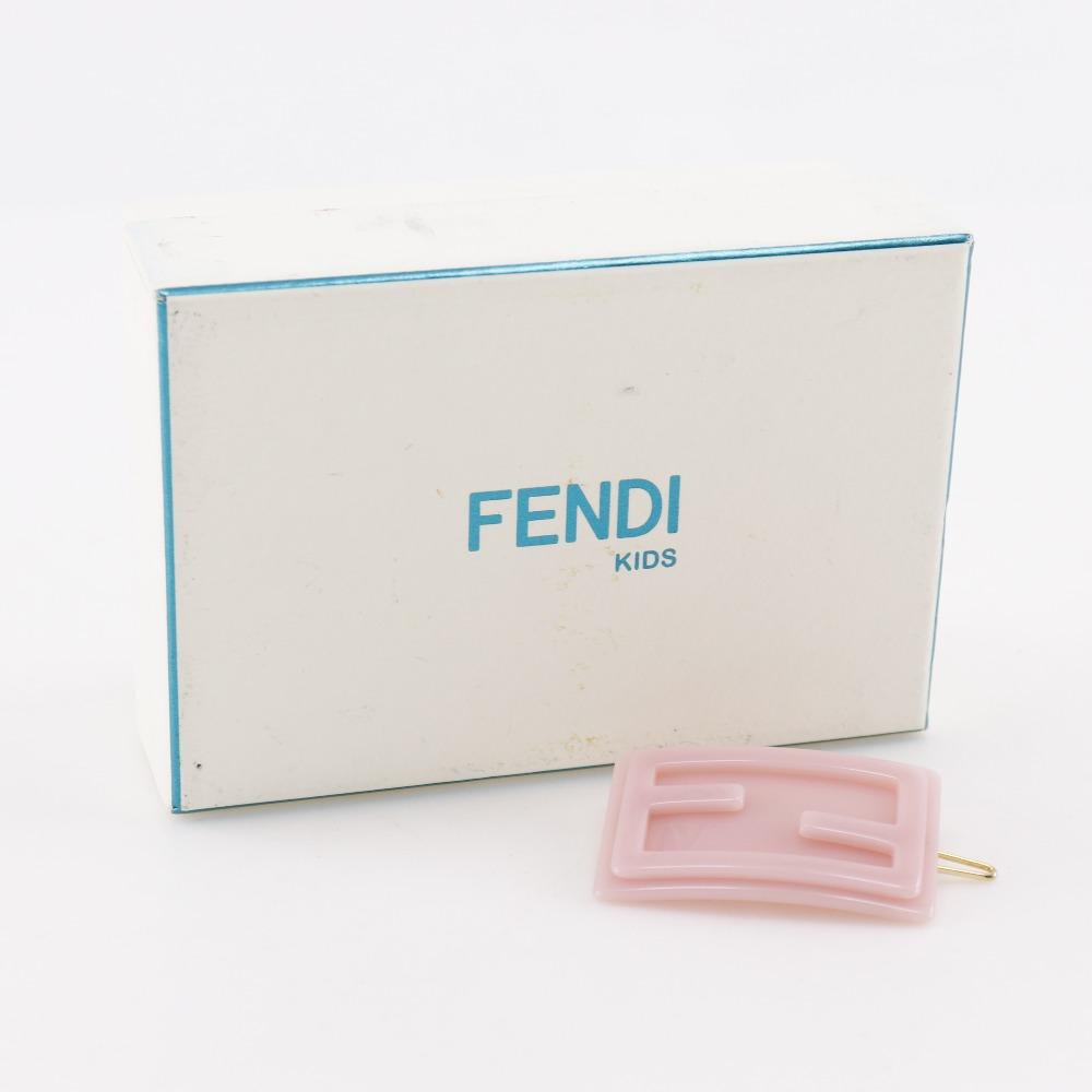 Fendi Barrette Other Accessories JFP403 AMRG FF Fendi Kids Pink Plastic Women Used