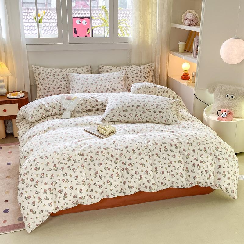 Home Comfort Cloud Cotton Four-piece Set Sheet Dormitory Three-piece Set