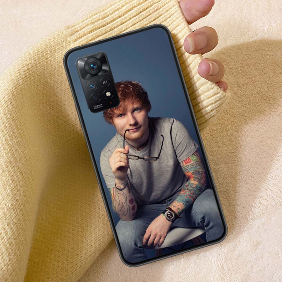 Ed Sheeran Singer Phone Case For Redmi 13C 14C Note 14 13 Pro Plus 12 12C 10A 10C 10 9A 9C 9T 9 8 8A K80 K70 Pro Cover TPU Shell