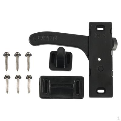 RV Screen Door Latch, Handle for RV, with Screws, Trailer Motorhone Replacement RH Passenger Handel