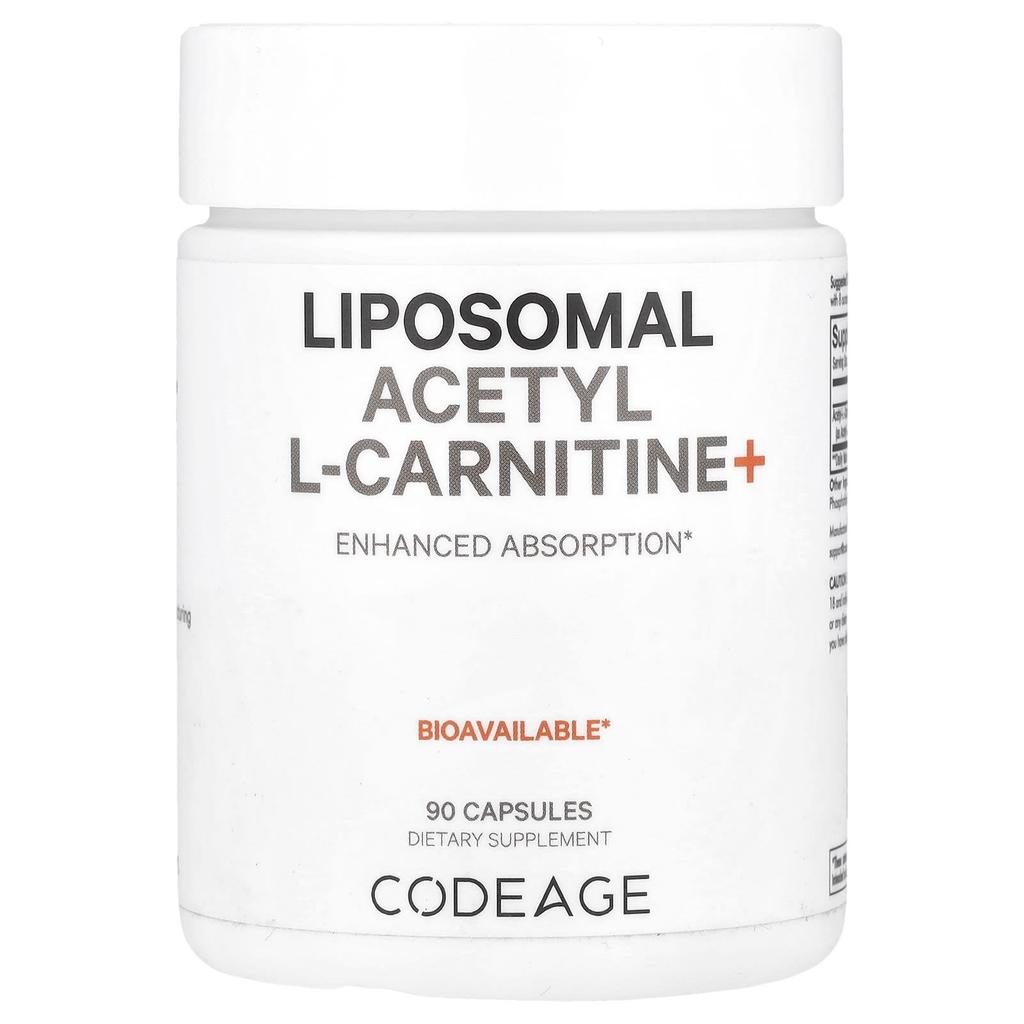 Liposomal Acetyl L-Carnitine+, 500Mg, 90 Capsules