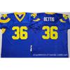 Mens Retro Rams Football Jersey Embroidered Hall Of Fame Tribute Training Uniform American Fans