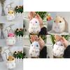 Adorable Creative Hamster Plush Keychain Toy For Cute Animal Lovers 11cm