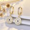 European and American Wind Devil's Eye Planet Series Micro-inlaid Zircon Fashion Earrings, Studs, Internet Celebrity Ear Buckles, Small Earrings 2026