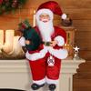 1PC Festive Santa Claus Decor for Shop Displays Handcrafted Santa Ornament for Mantle