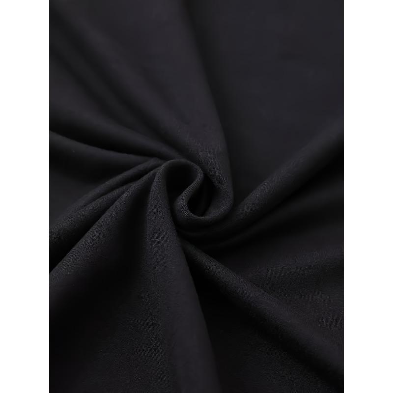 European Sizes Graphic Print T-shirt, Short Sleeve Crew Neck Casual Top for Summer & Spring, Women's Clothing