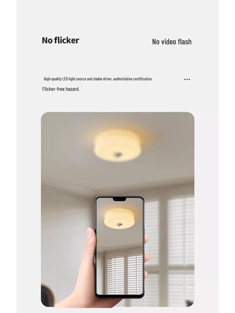 Vintage Bauhaus French Cream Glass Ceiling Lamp for Bedroom or Balcony