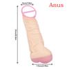 2 In 1 Realistic Pussy with Real Big Penis Enlarger Sleeve Vagina Anus Masturbation Sex Toys for Men Women Adult Erotic Supplies