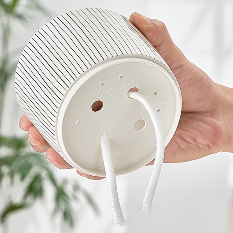 Self Watering Flower Pot Automatic Watering Flowerpot Garden Supplies Easy Monitoring Water Level Pot Lazy Hydroponics Pot