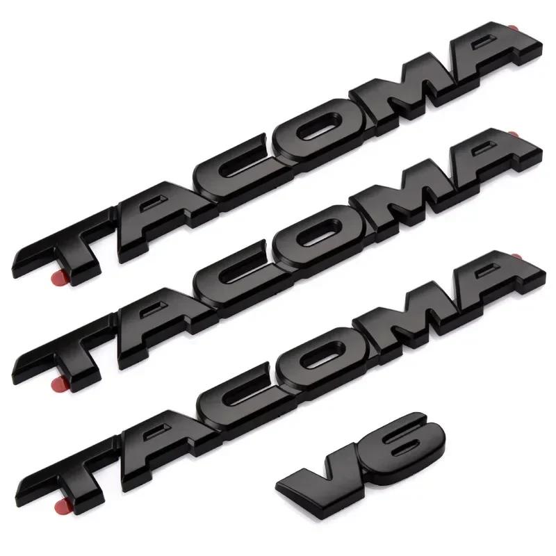7-piece Set for Tacoma V6 SR5 Trunk Car Door Tailgate Decal Emblem Sticker Badge for Toyota Tacoma Covered Vehicle Label 4X4 Lim