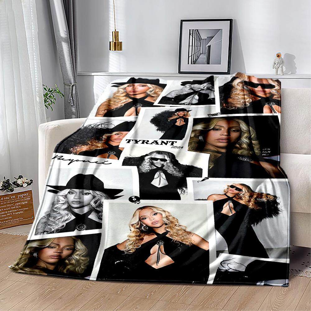 Beyoncé Blankets Are Suitable for Living Rooms,making Them an Ideal Choice for Outdoor Travel and Gifts.