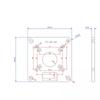 Allsome Aluminum Router Table Insert Plate Trimming Machine Flip Board for Woodworking Benches Router Table Plate for MAKITA RT0700C
