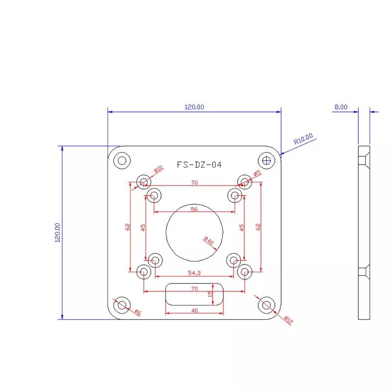 Allsome Aluminum Router Table Insert Plate Trimming Machine Flip Board for Woodworking Benches Router Table Plate for MAKITA RT0700C