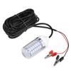 12V 15W Underwater Fishing Attract Light LED Lamp Fish Finding System Light with 30ft Power Cord and