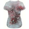 3D Butterfly Design T-Shirt, Casual Short-Sleeve Top Suitable for Spring and Summer, Womens Tees