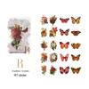 Yan Ji Retro Flower Bouquet Sticker Pack: 8 Elegant Styles for Journals and Collages
