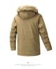 Men's Winter Korean Style Mid-Length Thickened Cotton Jacket