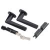 Home Bedroom Lock Handle Professional Aluminum Alloy Bathroom Interior Door Lever Handle with Keys
