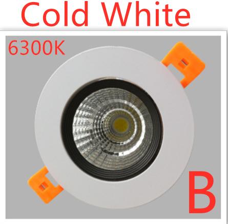LED Downlight Dimmable Lamp iling  3w 5w 7W 12w 15w 20w  30w 40w Cob Led Spot 220V/110V iling Ressed round panel light